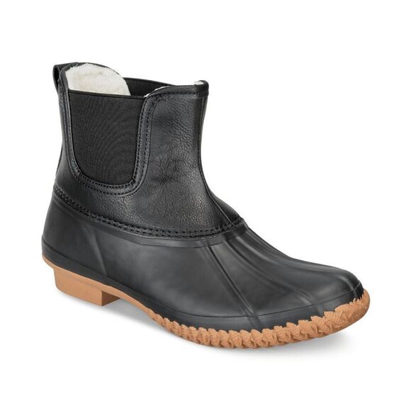 Style & Co Women's Harlii Cold-Weather Duck Boots - Black Smooth 11M - Picture 8 of 9